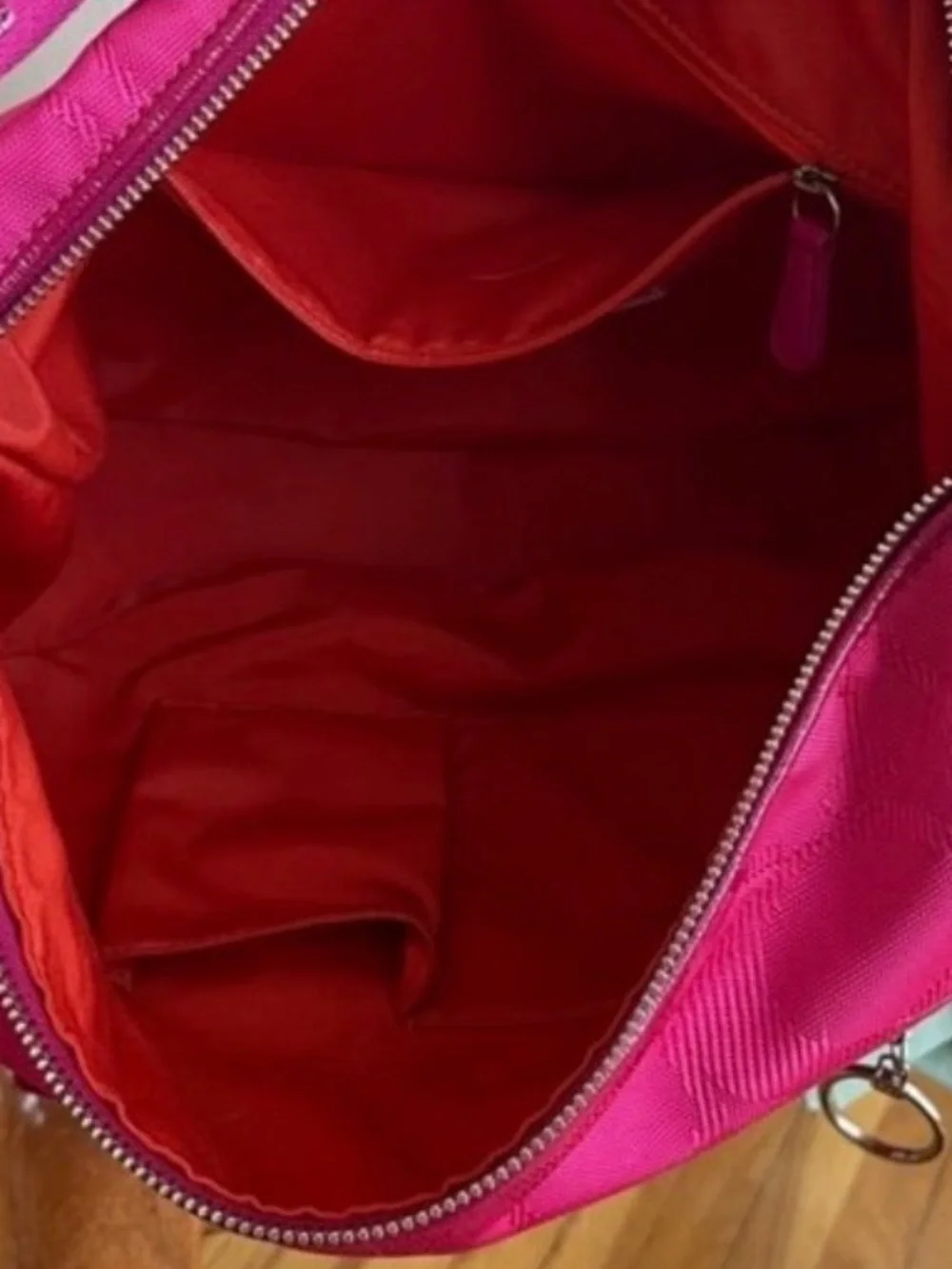 Vintage Y2K Coach Hot Pink Signature Hobo Bag